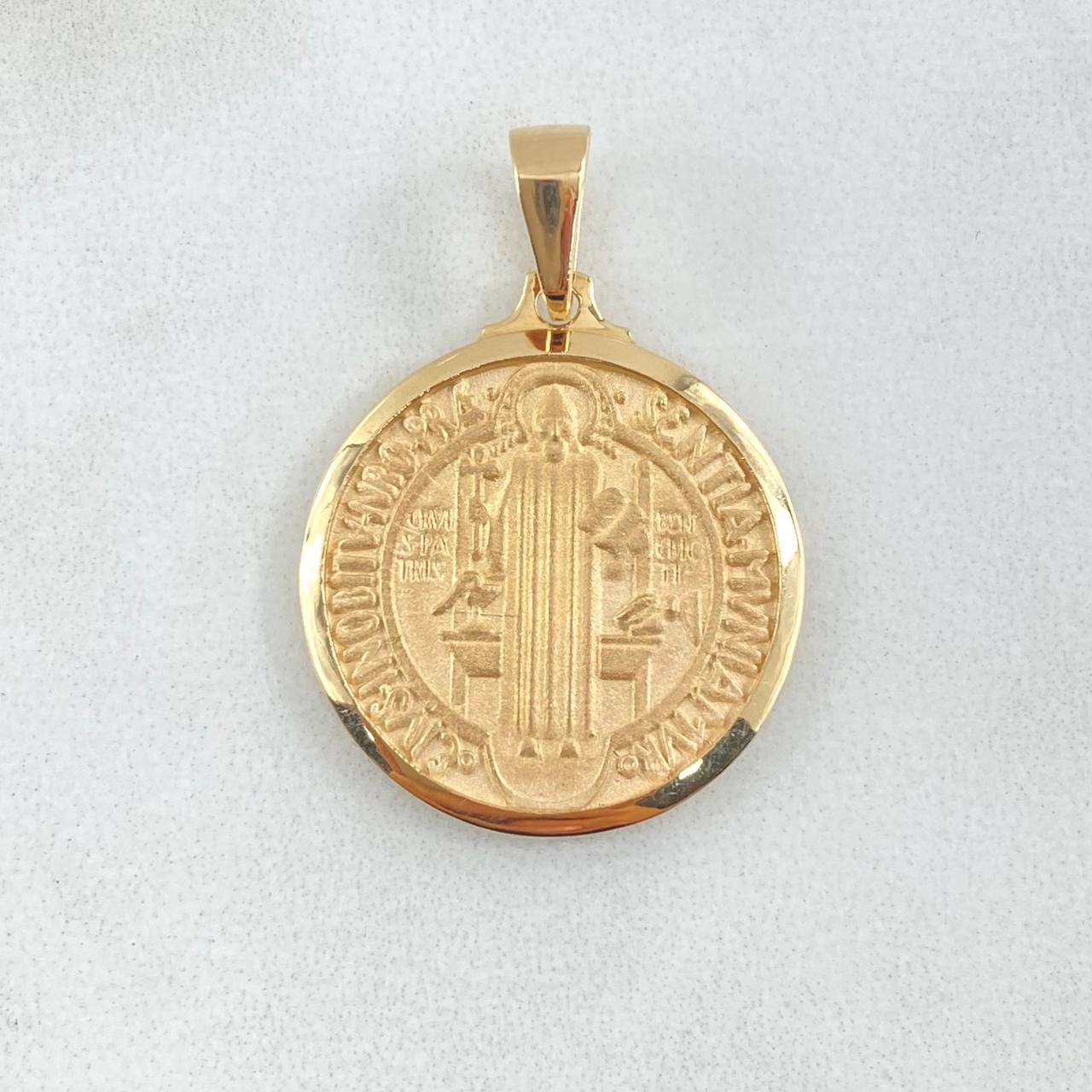 Dije San Benito 5gr / 3.1cm-Oro 18K