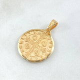 Dije San Benito 5gr / 3.1cm-Oro 18K
