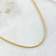 Cadena Veneciana Redonda 4.55gr / 45cm / Oro Amarillo +3 18K *