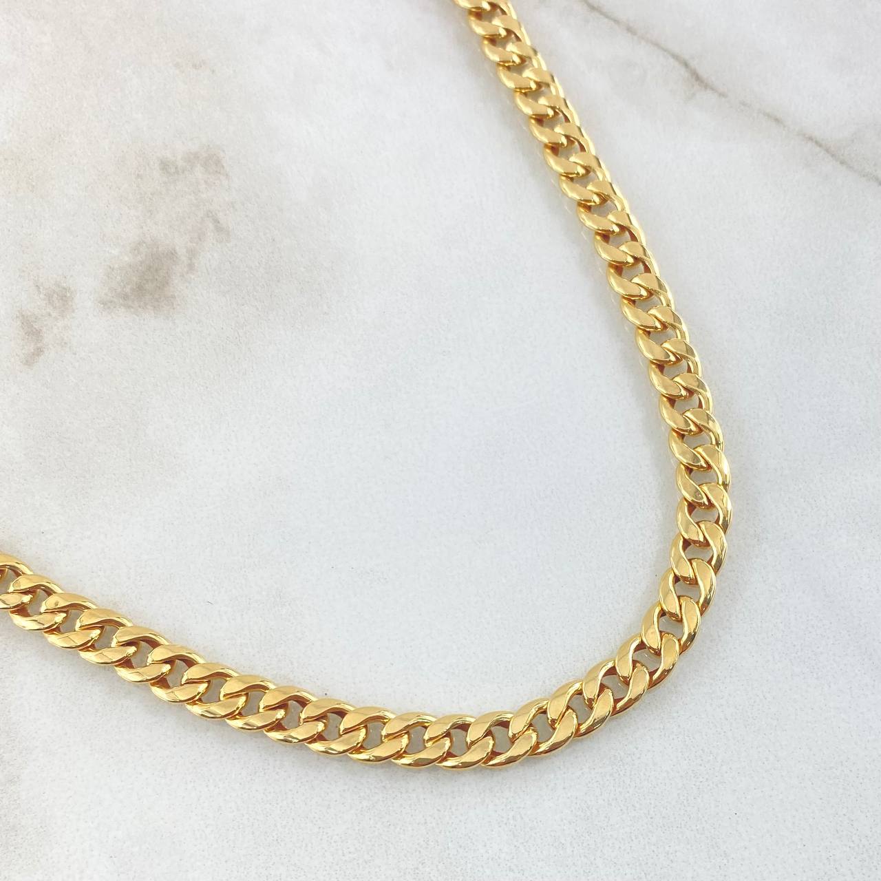 Cadena Cubana 5.65gr / 50cm / Oro Amarillo +1 18K