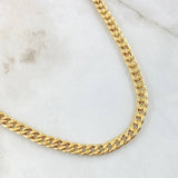 Cadena Cubana 5.65gr / 50cm / Oro Amarillo +1 18K
