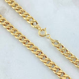 Cadena Cubana 5.85gr / 50cm / Oro Amarillo +1 18K