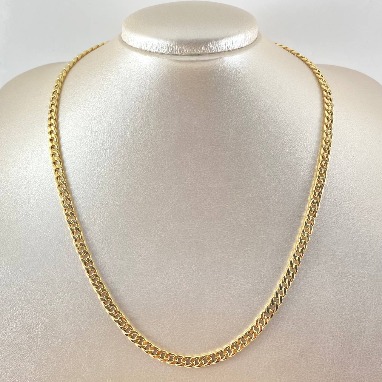 Cadena Cubana 5.65gr / 50cm / Oro Amarillo +1 18K