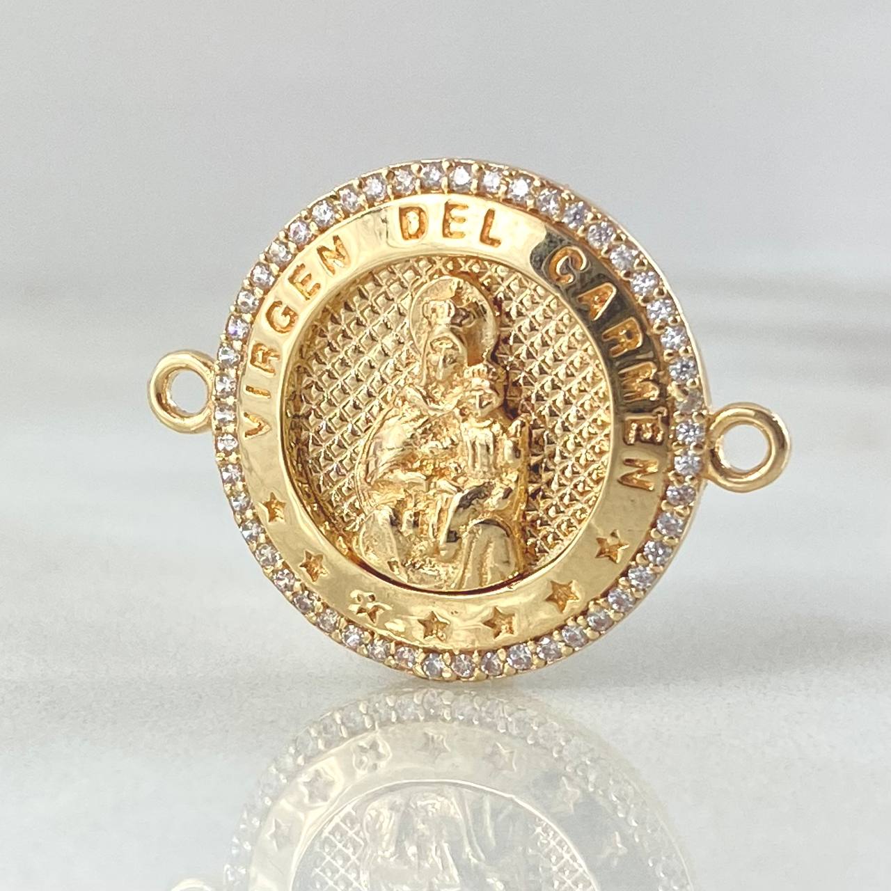 Herraje Virgen Del Carmen 4.1gr / 2.6cm / Oro Amarillo 18K *