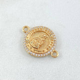 Herraje Virgen Del Carmen 2.2gr / 2cm / Oro Amarillo 18K *