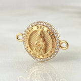 Herraje Virgen Del Carmen 2.2gr / 2cm / Oro Amarillo 18K *