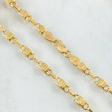 Cadena Rustica Cubos 12.45gr / 65cm / Oro Amarillo 18K ©