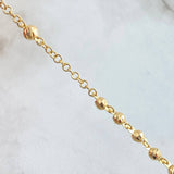 Rosario Cruz Latina Milagrosa 7.95gr / 55cm / Oro Amarillo 18K