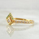 Anillo Marco Triangular 1.6gr / T6 3/4 / Oro Amarillo 18K ©