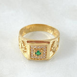 Anillo Sellos Caballo 6.25gr / T9 1/2 / Oro Amarillo 18K ©