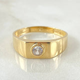 Anillo Bisel 3.9gr / T11 1/2 / Oro Amarillo 18K ©