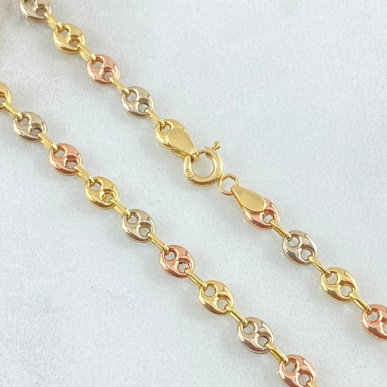 Cadena GC 5.6gr / 50cm / Tres Oros 18K