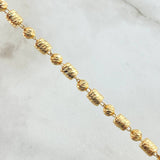 Pulso Militar Cilindro 5.2gr / 20.5cm / Oro Amarillo 18K