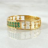 Anillo Marco Abaco 3.75gr / T9 3/4 / Oro Amarillo 18K