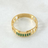 Anillo Marco Abaco 3.75gr / T9 3/4 / Oro Amarillo 18K