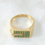 Anillo Hebilla En Recuadro 5.65gr / T9 3/4 / Oro Amarillo 18K