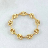 Anillo GC 1.15gr / T14 - T14 1/2 / Oro Amarillo 18K