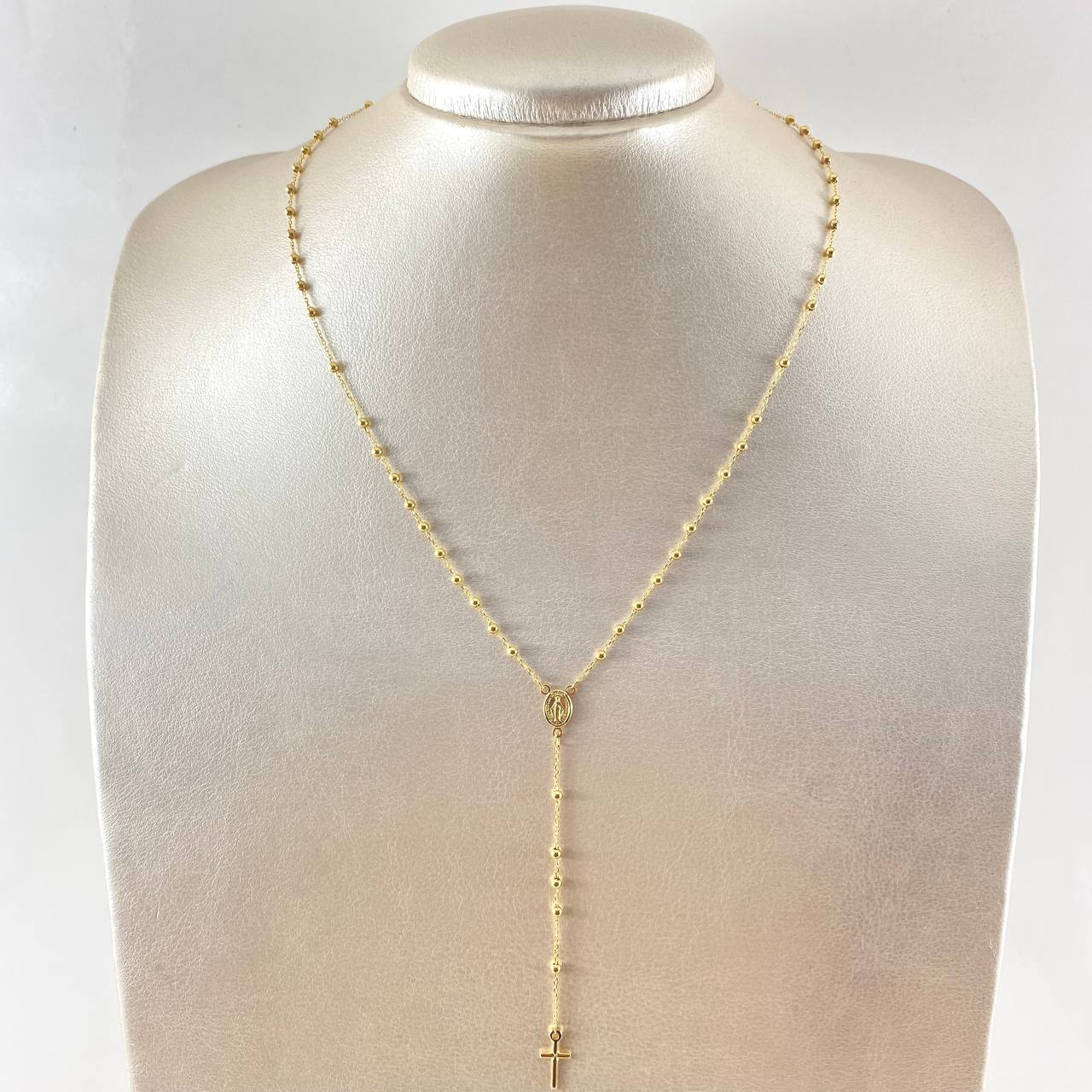 Rosario Virgen Milagrosa 3.2gr / 45cm / Oro Amarillo +4 18K