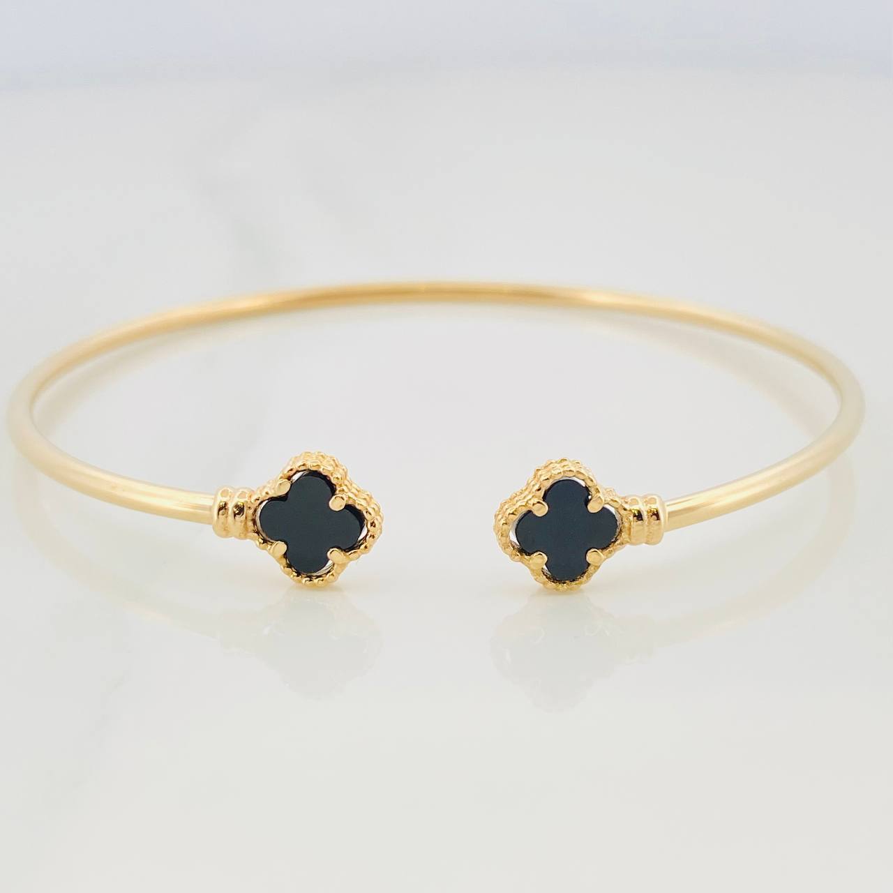 Pulso Aro Trebol 3.2 g / 18.5 cm / 190 mm Oro Amarillo 18K