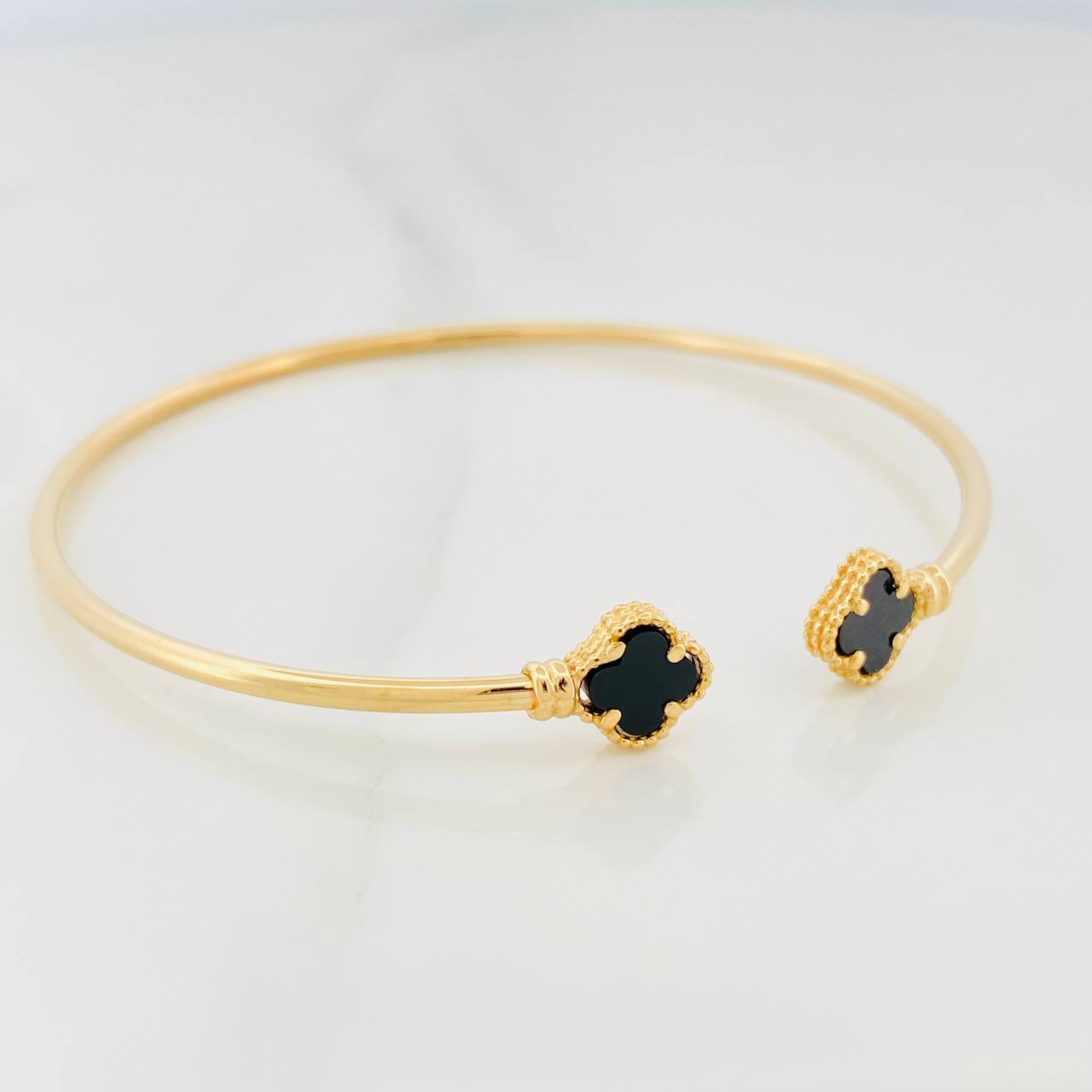 Pulso Aro Trebol 3.2 g / 18.5 cm / 190 mm Oro Amarillo 18K