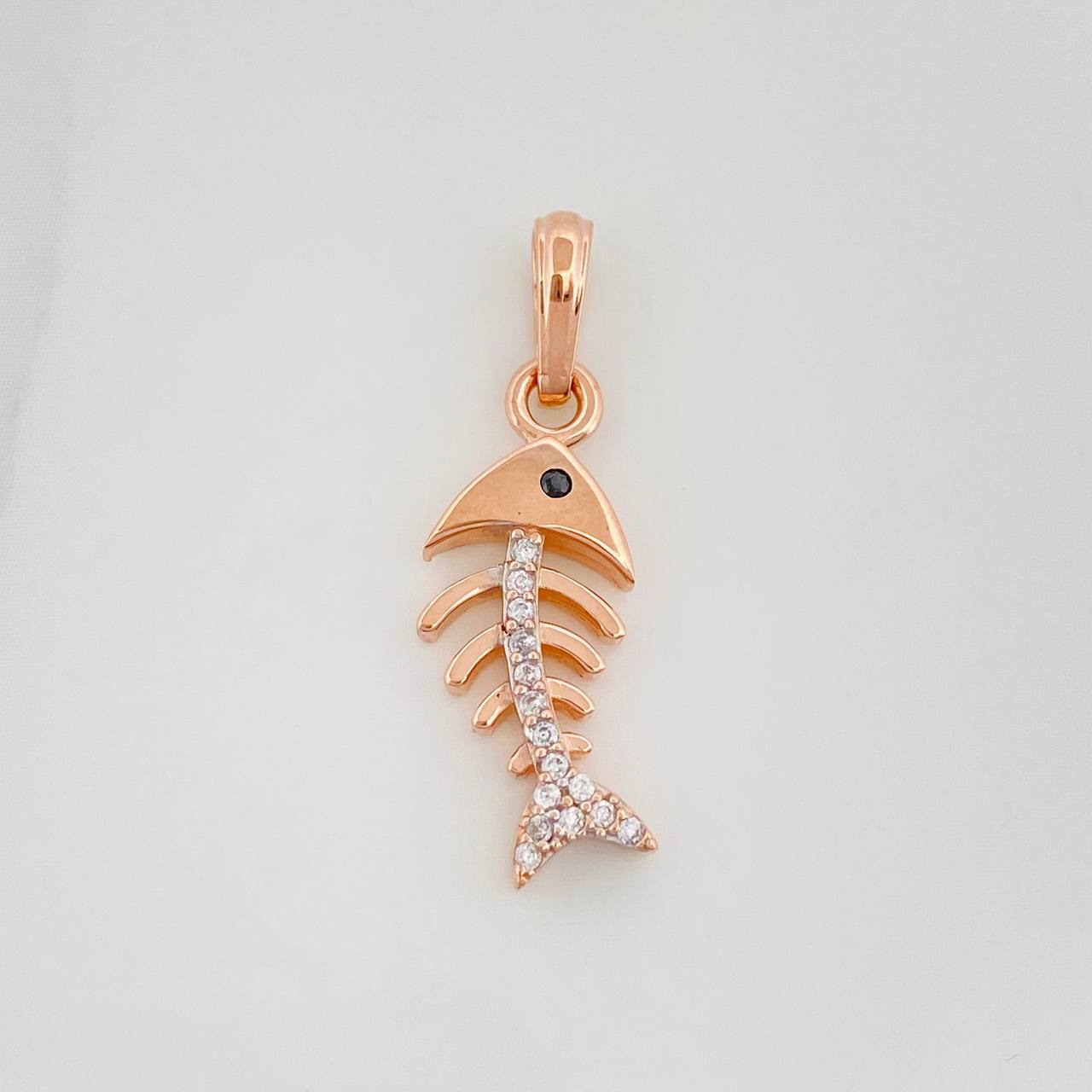 Dije Pez Espinas 1.75 g / 2.5 cm Oro Rosa 18K