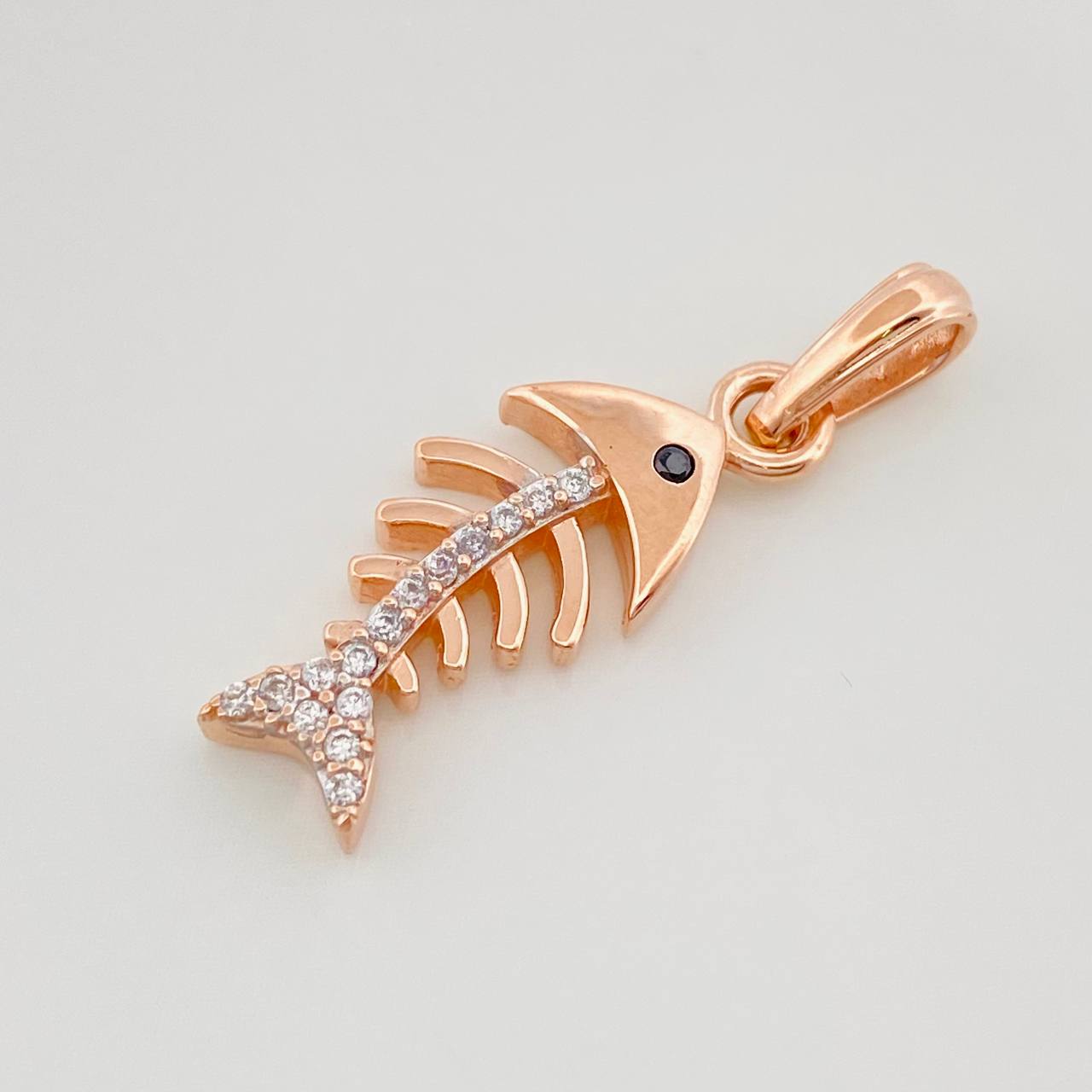 Dije Pez Espinas 1.75 g / 2.5 cm Oro Rosa 18K