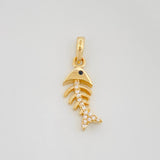Dije Pez Espinas 1.8 g / 2.5 cm Oro Amarillo 18K