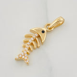 Dije Pez Espinas 1.8 g / 2.5 cm Oro Amarillo 18K