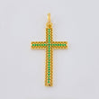 Dije Cruz Malla 5.1 g / 5 cm Oro Amarillo 18K