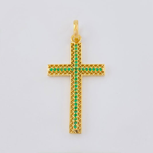 Dije Cruz Malla 5.1 g / 5 cm Oro Amarillo 18K