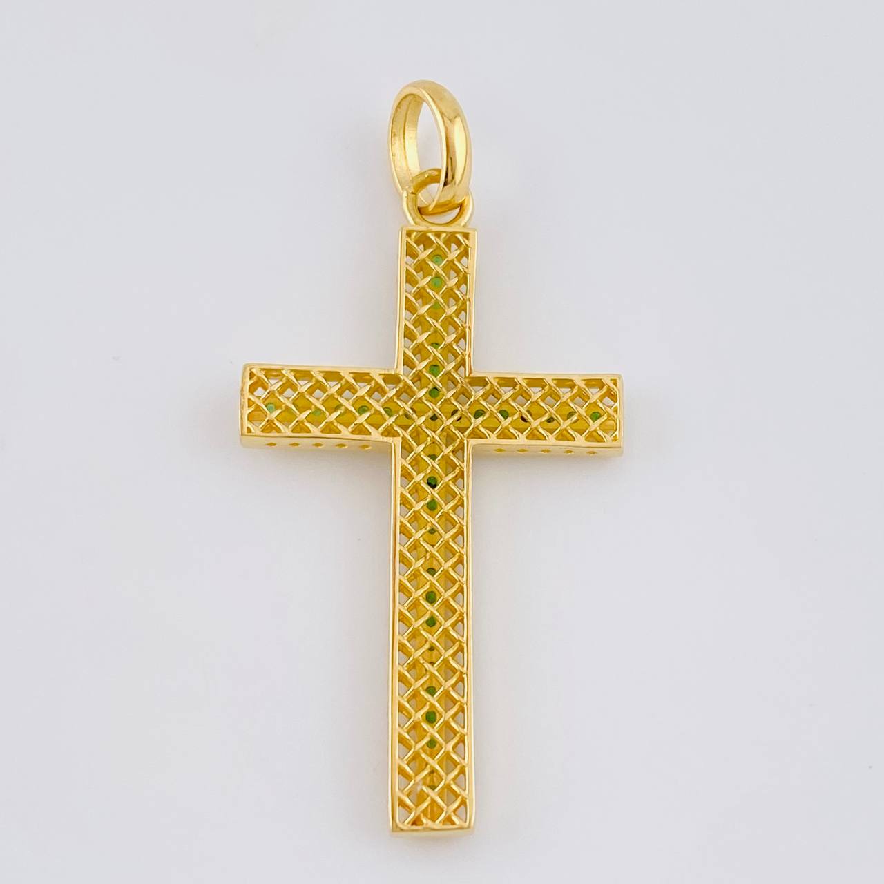 Dije Cruz Malla 5.1 g / 5 cm Oro Amarillo 18K