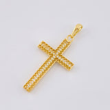 Dije Cruz Malla 3.15 g / 4 cm Oro Amarillo 18K