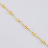 Pulso Tipo Militar 1.75 g / 18.5 cm / 3 mm Oro Amarillo 18K