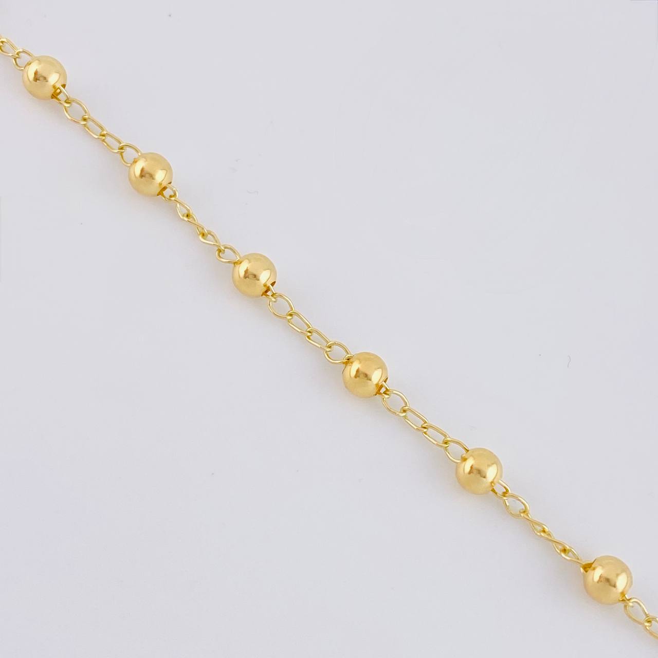 Pulso Tipo Militar 1.75 g / 18.2 cm / 3 mm Oro Amarillo 18K