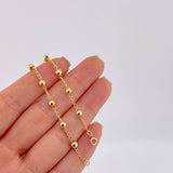 Pulso Tipo Militar 2.25 g / 18.5 cm / 4 mm Oro Amarillo 18K
