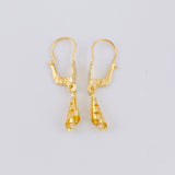 Candongas Lagrima Gota 1.15g / 2.9cm Oro Amarillo 18K