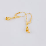Candongas Lagrima Gota 1.15g / 2.9cm Oro Amarillo 18K