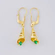 Candongas Lagrima Gota 1.55g / 3.5cm Oro Amarillo 18K