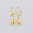 Candongas Lagrima Gota 1.65g / 3.5cm Oro Amarillo 18K