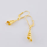 Candongas Lagrima Gota 1.65g / 3.5cm Oro Amarillo 18K