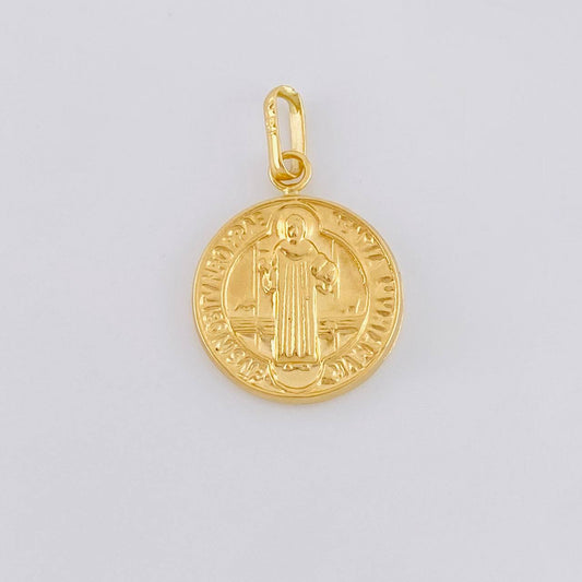 Dije San Benito 1 g / 2.4 cm Oro Amarillo 18K