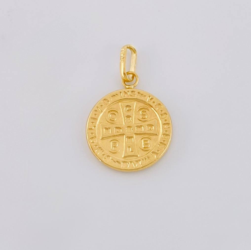 Dije San Benito 0.8 g / 1.9 cm Oro Amarillo 18K