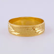 Anillo Argolla Abedul Mate 2.25 g / T7 1/2 Oro Amarillo 18K