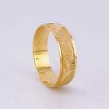 Anillo Argolla Abedul Mate 3.15 g / T9 1/4 Oro Amarillo 18K