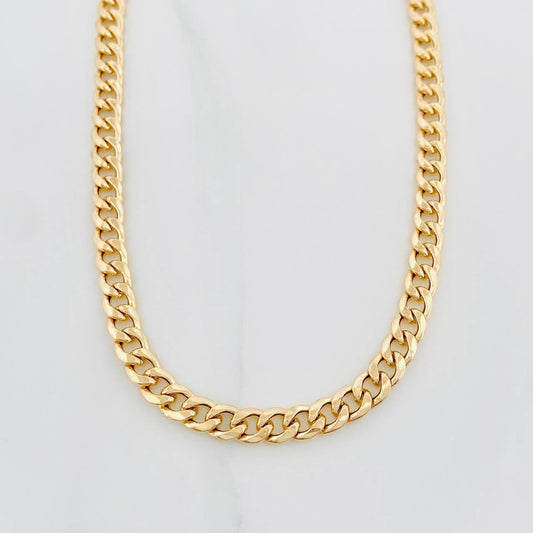 Cadena Cubana 19.1 g / 60 cm / 5.15 mm Oro Amarillo 18K