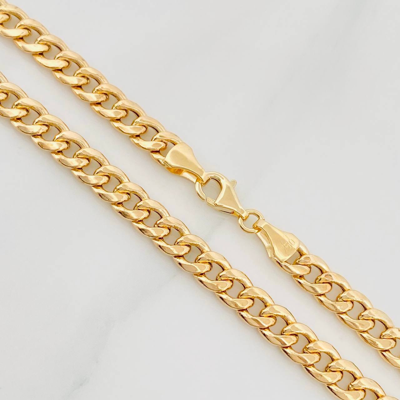 Cadena Cubana 19.1 g / 60 cm / 5.15 mm Oro Amarillo 18K