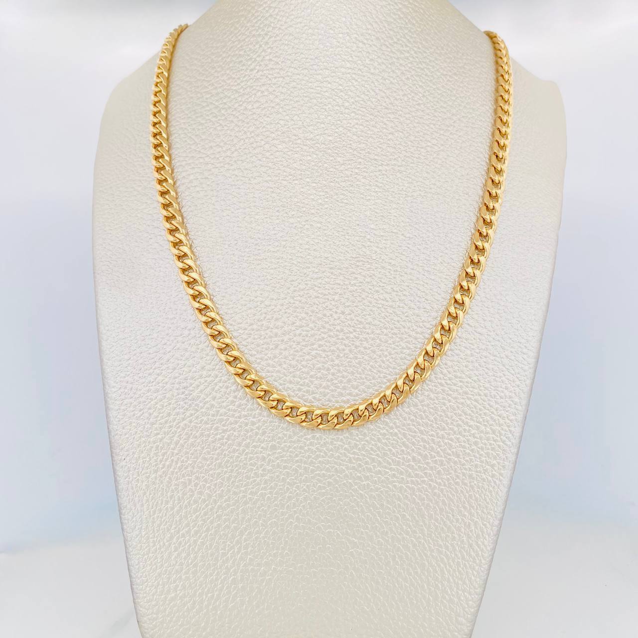 Cadena Cubana 19.1 g / 60 cm / 5.15 mm Oro Amarillo 18K