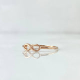 Anillo Infinito 0.9gr / T6 1/4 / Oro Rosa 18K