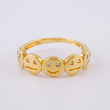 Anillo Emojis 2.4gr / T6 3/4 / Oro 18K