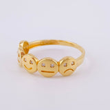 Anillo Emojis 2.4gr / T6 3/4 / Oro 18K